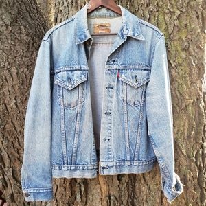 Vintage Distressed Jean Jacket
